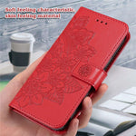 For Oppo Find X5 Lite/Reno7 5G (Global) All-fall Protection Strap Design Cover Flower Imprinting Wallet Leather Adjustable Stand Phone Case