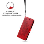 For Oppo Find X5 Lite/Reno7 5G (Global) All-fall Protection Strap Design Cover Flower Imprinting Wallet Leather Adjustable Stand Phone Case