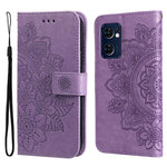 For Oppo Find X5 Lite/Reno7 5G (Global) All-fall Protection Strap Design Cover Flower Imprinting Wallet Leather Adjustable Stand Phone Case