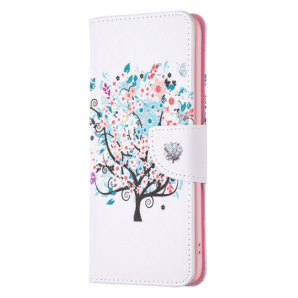 Oppo Find X5 mobilskal Mönstertryck PU Läder Plånboksfodral