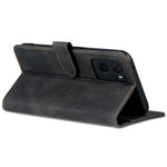 AZNS For Oppo A36/A76 PU Leather Wallet Style Folio Flip Phone Case Stand Dual-sided Magnetic Clasp Shell
