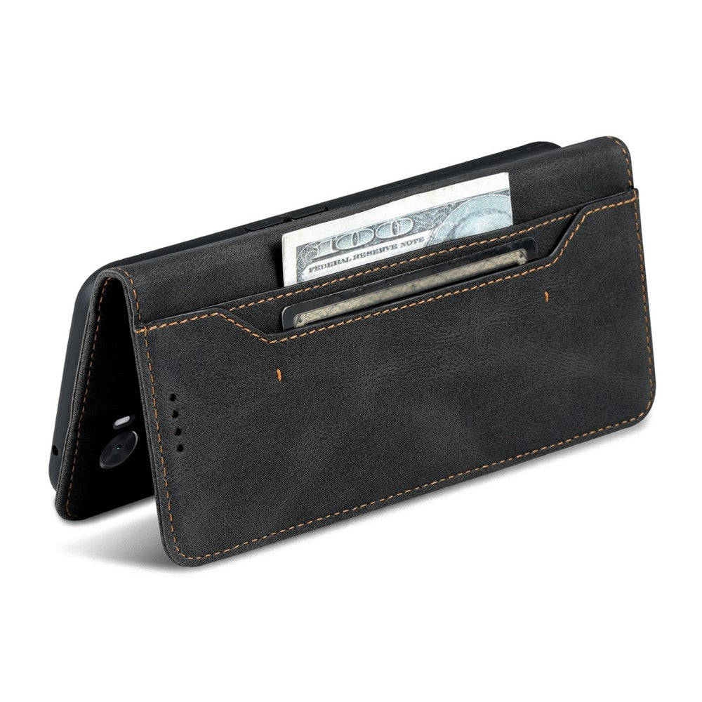 AZNS For Oppo A36/A76 PU Leather Wallet Style Folio Flip Phone Case Stand Dual-sided Magnetic Clasp Shell