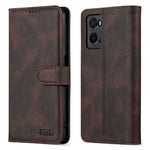 AZNS For Oppo A36/A76 PU Leather Wallet Style Folio Flip Phone Case Stand Dual-sided Magnetic Clasp Shell