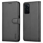 AZNS For Oppo K10 4G/Realme 9i PU Leather Foldable Stand Phone Case Wallet Magnetic Clasp Shell