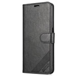 AZNS For Oppo K10 4G/Realme 9i Textured PU Leather + TPU Cover Magnetic Clasp Wallet Stand Case