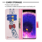 Oppo Find X5 Pro mobilskal Mönstertryck PU Läder Plånboksfodral