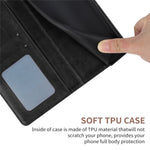 HT01 For Oppo Find X5 Lite/Reno7 5G (Global) Y-Shaped Lines Imprinted Wallet Leather Case Foldable Stand Phone Shell