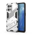 For Oppo Reno7 4G Back Case Kickstand PC Soft TPU Phone Cover