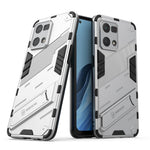 For Oppo Reno7 4G Back Case Kickstand PC Soft TPU Phone Cover