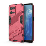 For Oppo Reno7 4G Back Case Kickstand PC Soft TPU Phone Cover