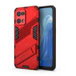 For Oppo Reno7 4G Back Case Kickstand PC Soft TPU Phone Cover