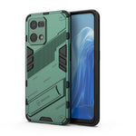 For Oppo Reno7 4G Back Case Kickstand PC Soft TPU Phone Cover