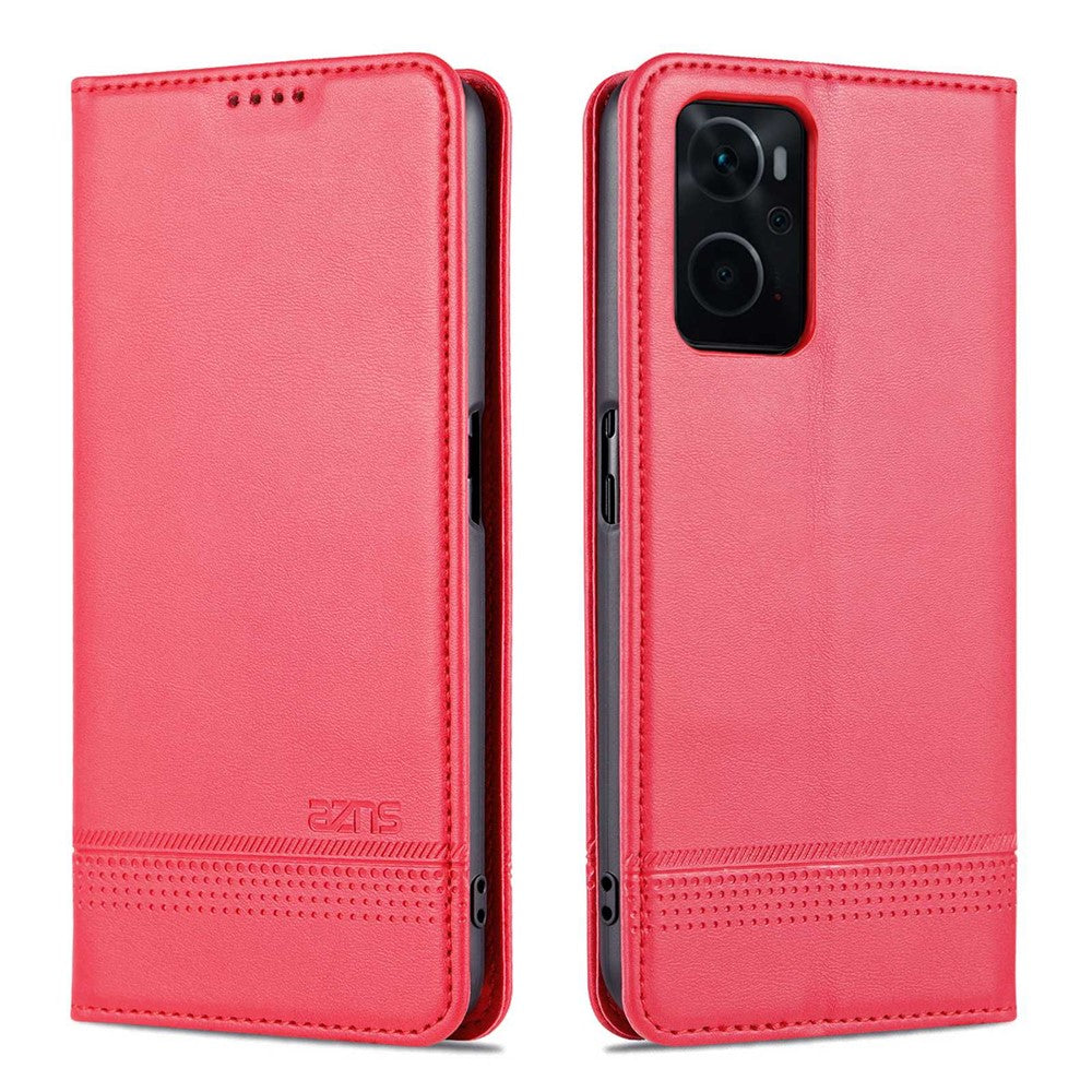 AZNS til Oppo K10 4G/A36/A76/A96 4G/Realme 9i Flip Book Folio Stand Telefoncover PU Læder Pung Magnetisk Automatisk Lukning Beskyttelsescover
