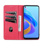 AZNS til Oppo K10 4G/A36/A76/A96 4G/Realme 9i Flip Book Folio Stand Telefoncover PU Læder Pung Magnetisk Automatisk Lukning Beskyttelsescover