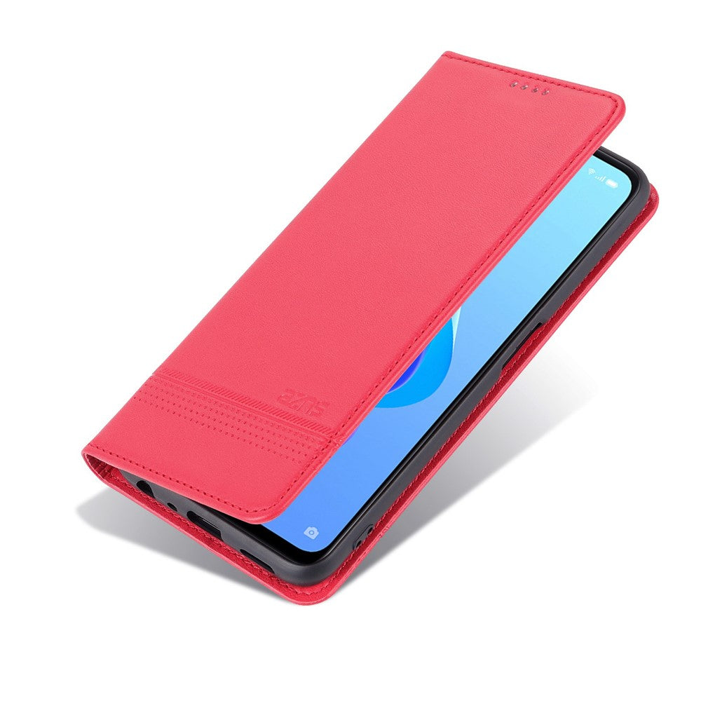 AZNS til Oppo K10 4G/A36/A76/A96 4G/Realme 9i Flip Book Folio Stand Telefoncover PU Læder Pung Magnetisk Automatisk Lukning Beskyttelsescover