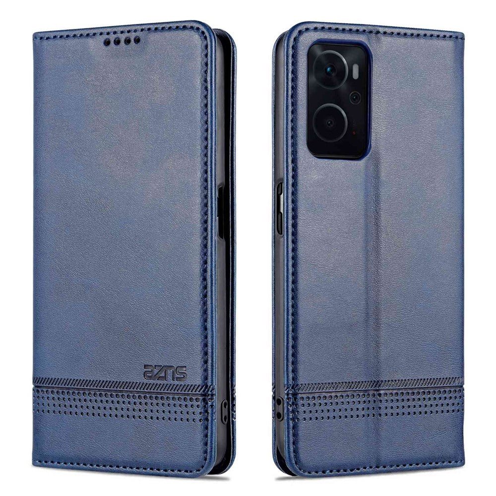 AZNS til Oppo K10 4G/A36/A76/A96 4G/Realme 9i Flip Book Folio Stand Telefoncover PU Læder Pung Magnetisk Automatisk Lukning Beskyttelsescover
