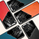 For Oppo Find X5 Pro Drop Prevention Textured Leather Coated PC + TPU Case Precise Cutouts Camera Protection Back Shell Cover