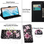 For Oppo A54 5G/A74 5G Anti-fall Wallet Phone Case Pattern Printing Phone Protector PU Leather Stand Cover