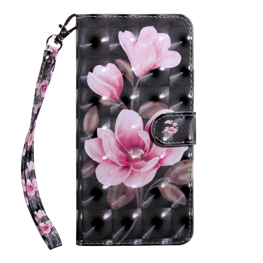 For Oppo A54 5G/A74 5G Anti-fall Wallet Phone Case Pattern Printing Phone Protector PU Leather Stand Cover