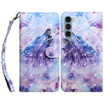 For Oppo A54 5G/A74 5G Anti-fall Wallet Phone Case Pattern Printing Phone Protector PU Leather Stand Cover