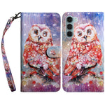 For Oppo A54 5G/A74 5G Anti-fall Wallet Phone Case Pattern Printing Phone Protector PU Leather Stand Cover