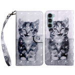 For Oppo A54 5G/A74 5G Anti-fall Wallet Phone Case Pattern Printing Phone Protector PU Leather Stand Cover