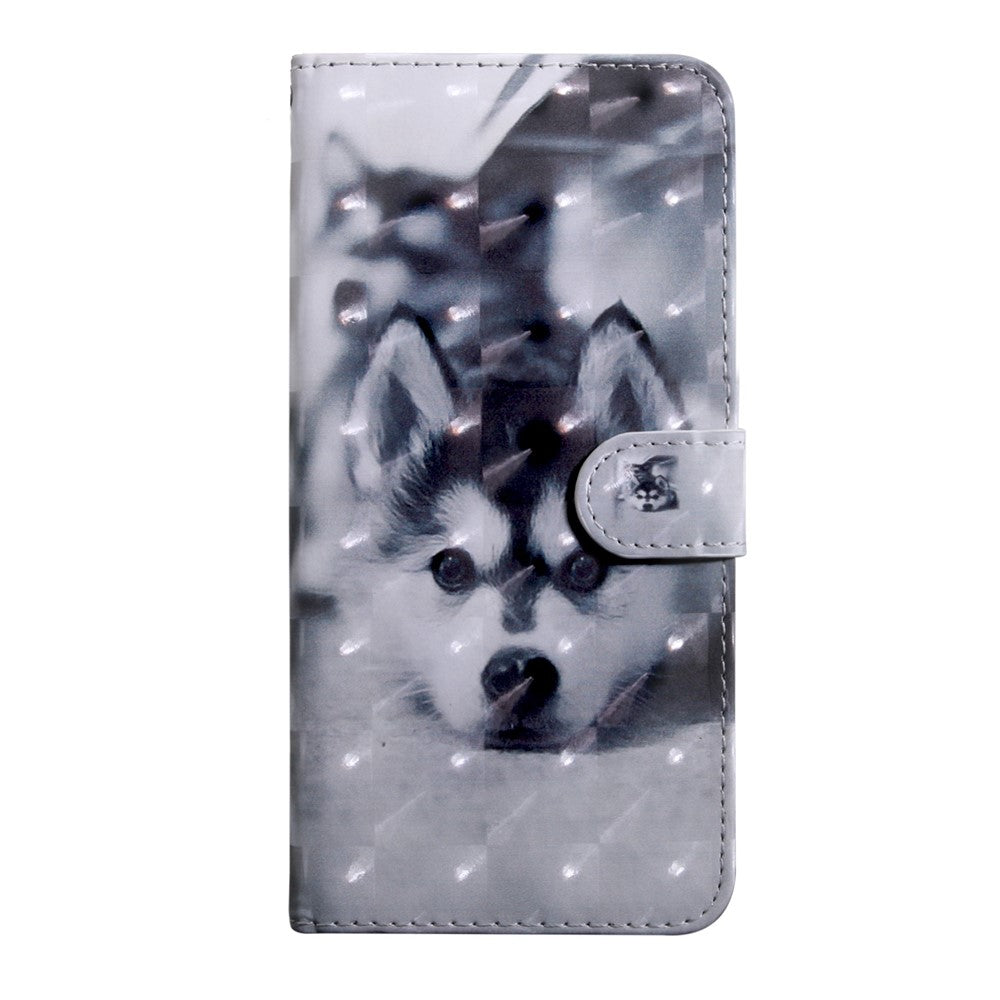 For Oppo A94 5G/A95 5G Protective Case Anti-drop Pattern Printing Phone Shell PU Leather Stand Cover with Wallet