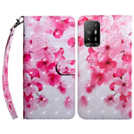 For Oppo A94 5G/A95 5G Protective Case Anti-drop Pattern Printing Phone Shell PU Leather Stand Cover with Wallet