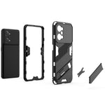 PC + TPU Case for Oppo K10 Pro 5G Anti-fall Kickstand Protective Cover Dual Layer Mobile Phone Shell