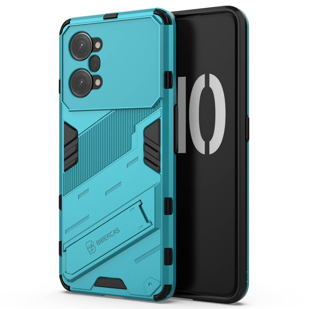 PC + TPU Case for Oppo K10 Pro 5G Anti-fall Kickstand Protective Cover Dual Layer Mobile Phone Shell
