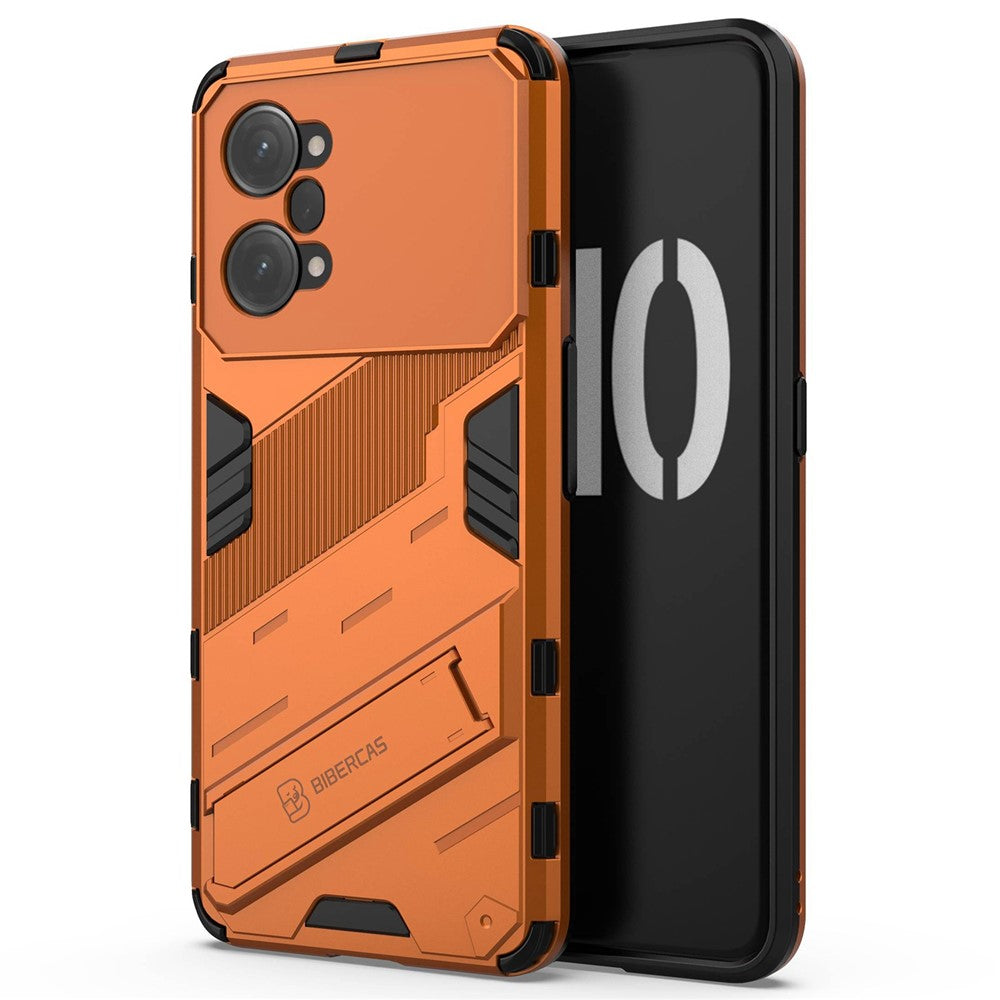 PC + TPU Case for Oppo K10 Pro 5G Anti-fall Kickstand Protective Cover Dual Layer Mobile Phone Shell