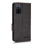 For Oppo A55s 5G Shockproof PU Leather Wallet Flip Protective Phone Case Stand TPU Interior Shell Anti-Scratch Cover
