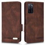 For Oppo A55s 5G Shockproof PU Leather Wallet Flip Protective Phone Case Stand TPU Interior Shell Anti-Scratch Cover