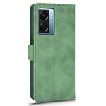 Skin-touch Feeling Phone Case for Oppo A57 (2022) 5G / A77 5G / OnePlus Nord N300 5G, PU Leather + TPU Full Protection Cover with Stand Wallet