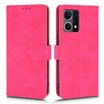 PU Leather Wallet Holster for Oppo Reno7 4G, Magnetic Buckle Skin-Friendly Shockproof Stand Flip Cover