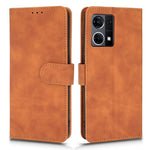 PU Leather Wallet Holster for Oppo Reno7 4G, Magnetic Buckle Skin-Friendly Shockproof Stand Flip Cover