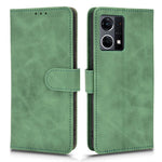 PU Leather Wallet Holster for Oppo Reno7 4G, Magnetic Buckle Skin-Friendly Shockproof Stand Flip Cover