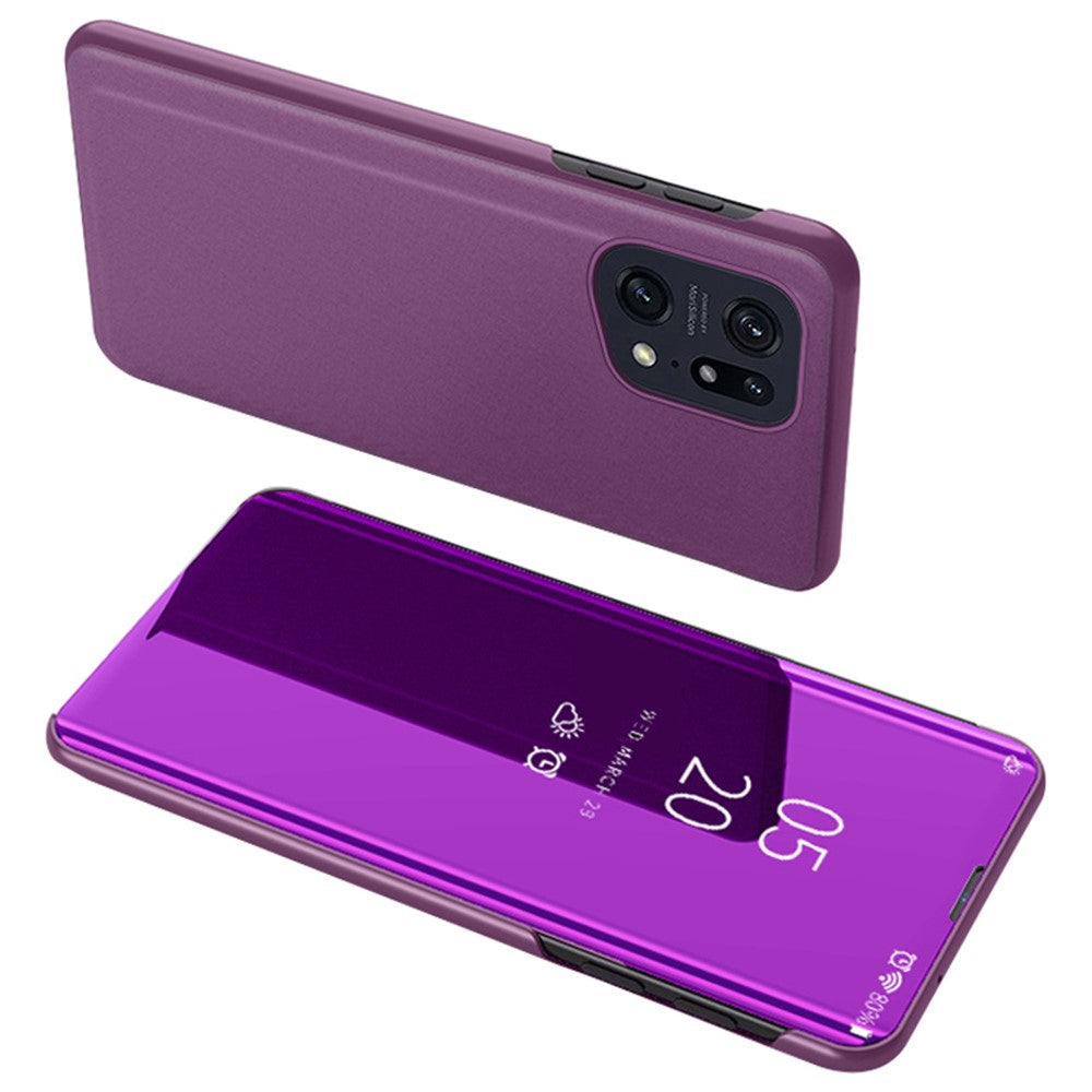 For Oppo Find X5 Pro Flip Læder Cover med Stand Fuld Beskyttende Telefon Etui
