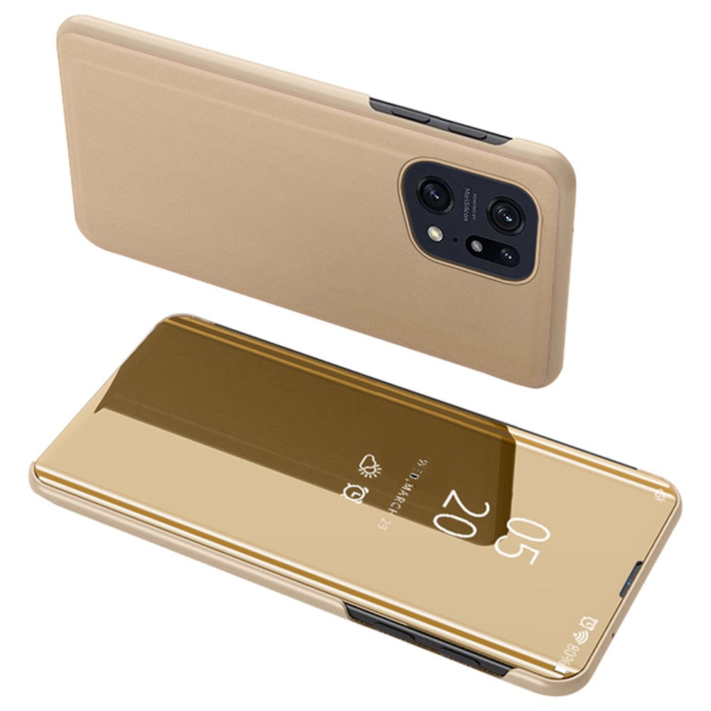For Oppo Find X5 Pro Flip Læder Cover med Stand Fuld Beskyttende Telefon Etui