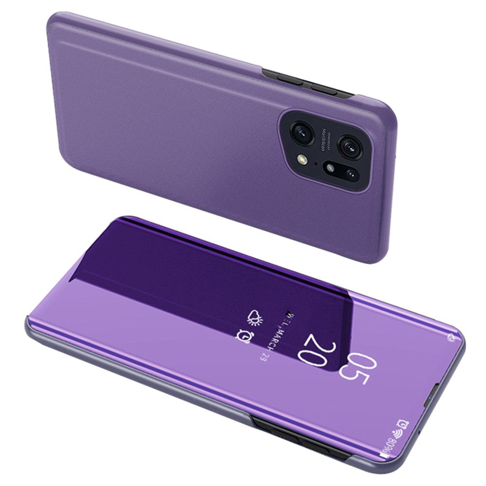 For Oppo Find X5 Pro Flip Læder Cover med Stand Fuld Beskyttende Telefon Etui