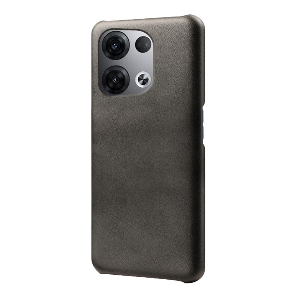 For Oppo Reno8 5G / Reno8 5G (Global Version) Phone Cover Scratch-resistant Textured PU Leather Coated PC Phone Case