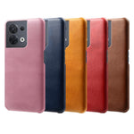 For Oppo Reno8 5G / Reno8 5G (Global Version) Phone Cover Scratch-resistant Textured PU Leather Coated PC Phone Case
