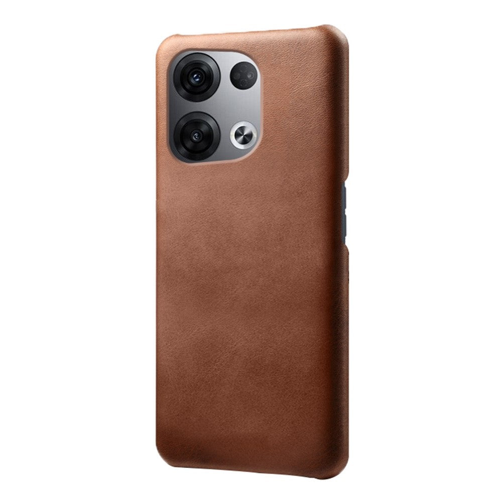 For Oppo Reno8 5G / Reno8 5G (Global Version) Phone Cover Scratch-resistant Textured PU Leather Coated PC Phone Case