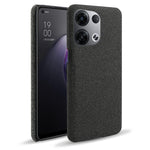 For Oppo Reno8 5G / Reno8 5G (Global Version) Mobile Phone Case Shell Solid Color Hard PC+Cloth Phone Cover