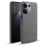 For Oppo Reno8 5G / Reno8 5G (Global Version) Mobile Phone Case Shell Solid Color Hard PC+Cloth Phone Cover