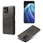 Oppo Reno7 Fallskyddande mobilskal Slitstarkt Texturerat PU-läderbelagt PC Skyddande Mobilskal