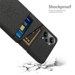 Til Oppo K10 Pro 5G Dobbelt Kortplads Stof + PC Bagcover Stof Tekstur Beskyttende Telefoncover