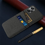 Til Oppo K10 Pro 5G Dobbelt Kortplads Stof + PC Bagcover Stof Tekstur Beskyttende Telefoncover