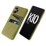 Til Oppo K10 Pro 5G Dobbelt Kortplads Stof + PC Bagcover Stof Tekstur Beskyttende Telefoncover