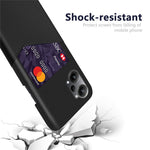 For Oppo K10 Pro 5G Cloth Texture Card Holder Phone Case PU Leather Coated PC Protective Cover